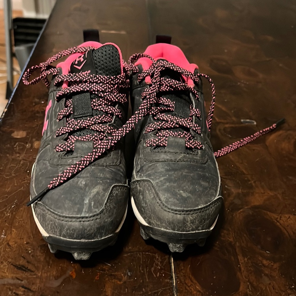Girls size 13 softball cleats